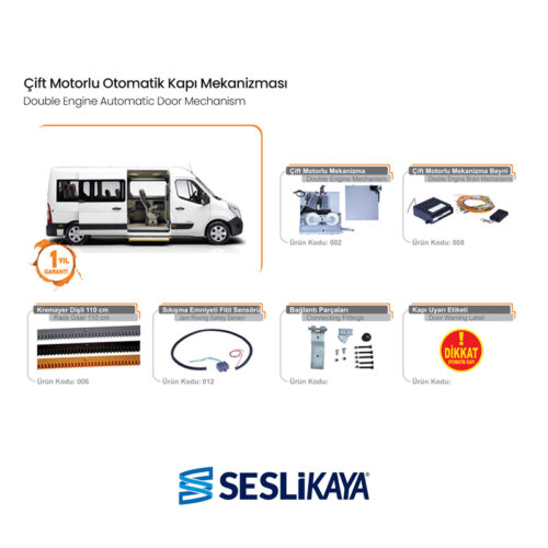 Personel Servisi ve Taşıtı Otomatik Kayar Kapı Paket 2 Montajı